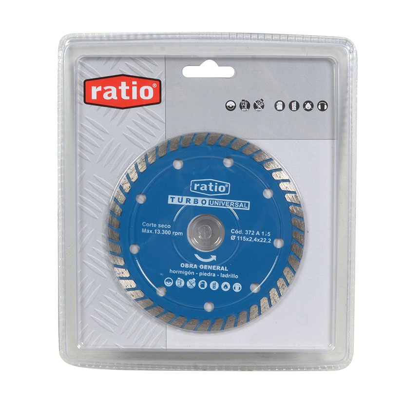 DISCO TURBO Universal 115 MM RATIO 372A - Imagen 2
