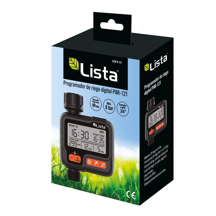 Programador Digital RIEGO LISTA PDR-121 8 Bares 299 M aspersor - Imagen 2