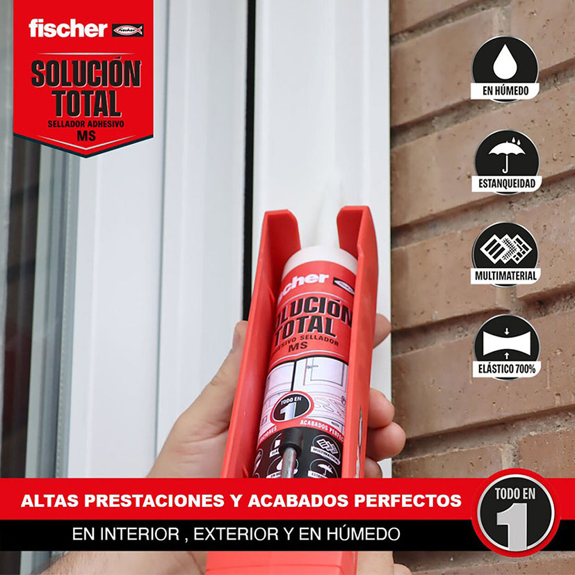 ADH Sellador S T Fischer Cristal 290 ML adhesivo - Imagen 5