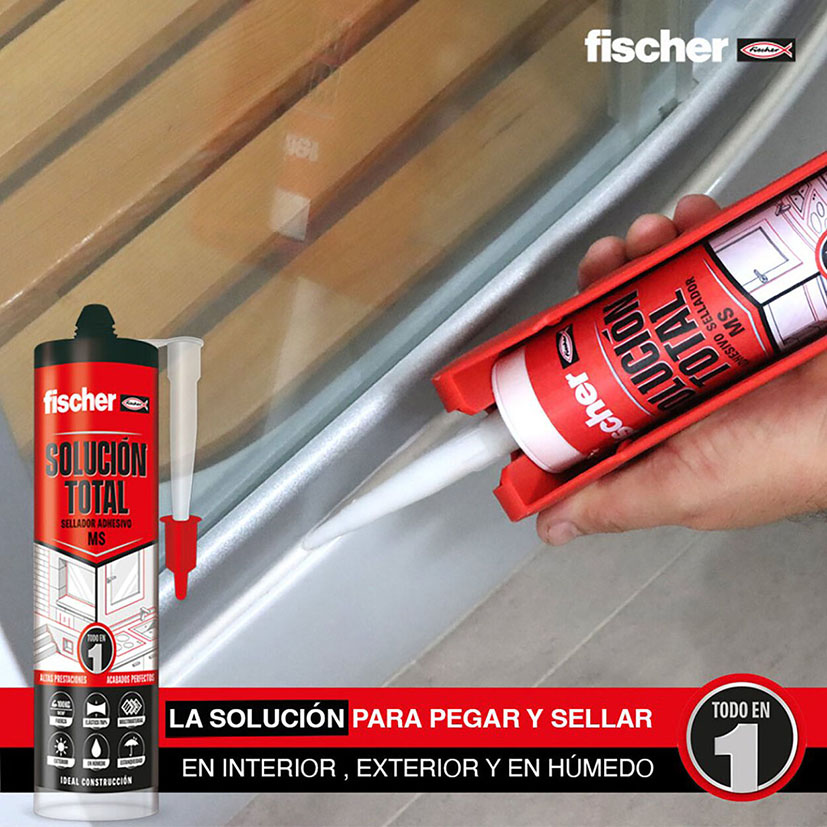 ADH Sellador S T Fischer Cristal 290 ML adhesivo - Imagen 6