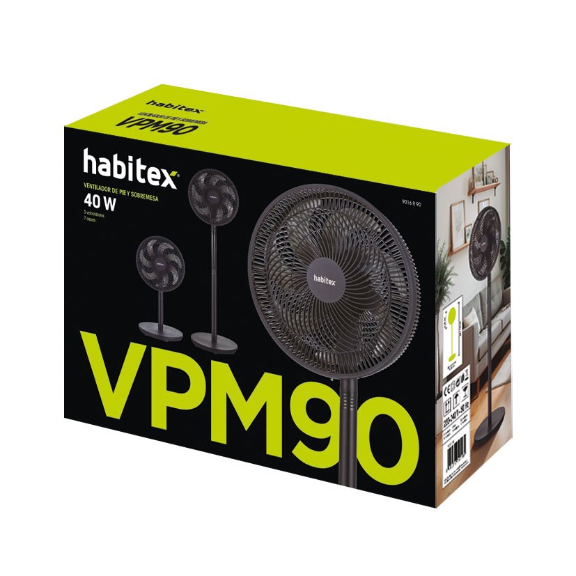 Ventilador PIE 2 EN 1 Habitex 35X68 40 W - Imagen 6
