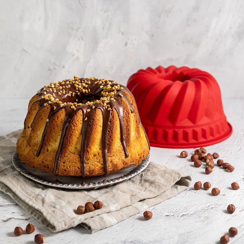MOLDE Silicona BUNDT 22 CM DR Oetker Fackelmann mold pastel - Imagen 2