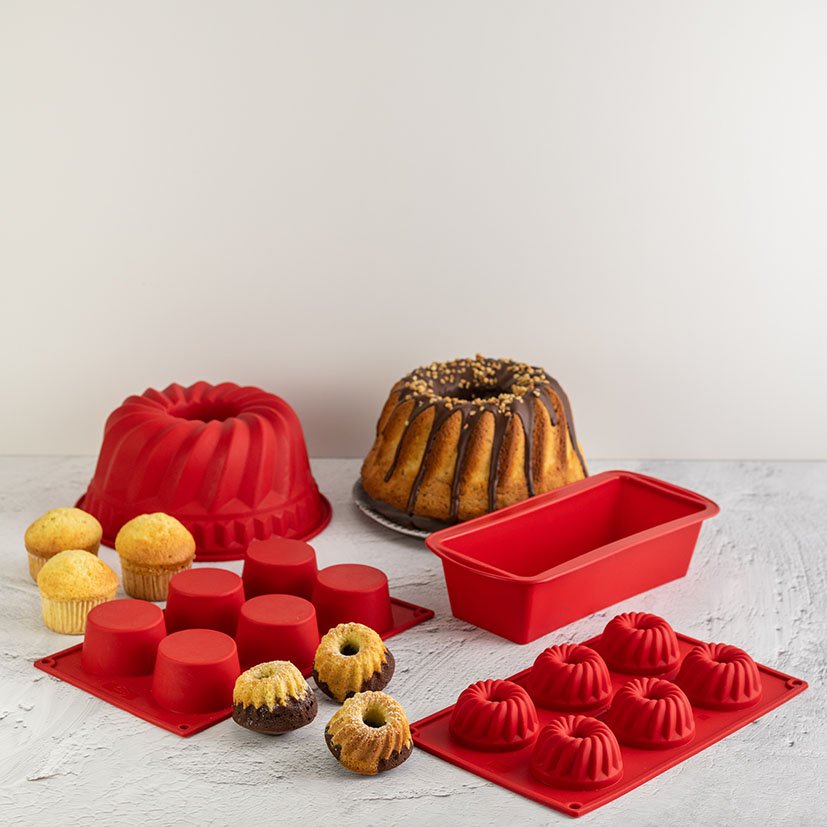 MOLDE Silicona BUNDT 22 CM DR Oetker Fackelmann mold pastel - Imagen 3