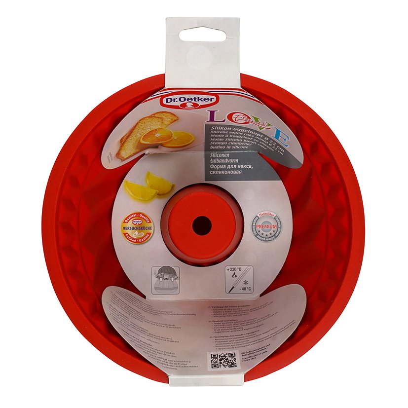 MOLDE Silicona BUNDT 22 CM DR Oetker Fackelmann mold pastel - Imagen 4