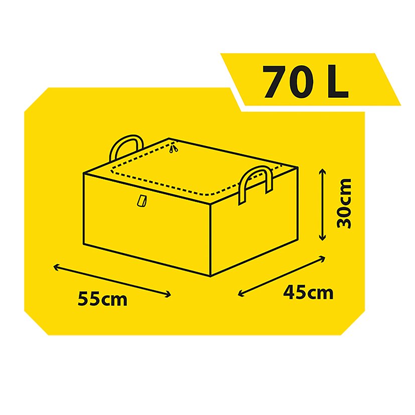 FUNDA Multiusos Profesional Taurus 70 L 55X45X30 Cm caja ordenación - Imagen 2