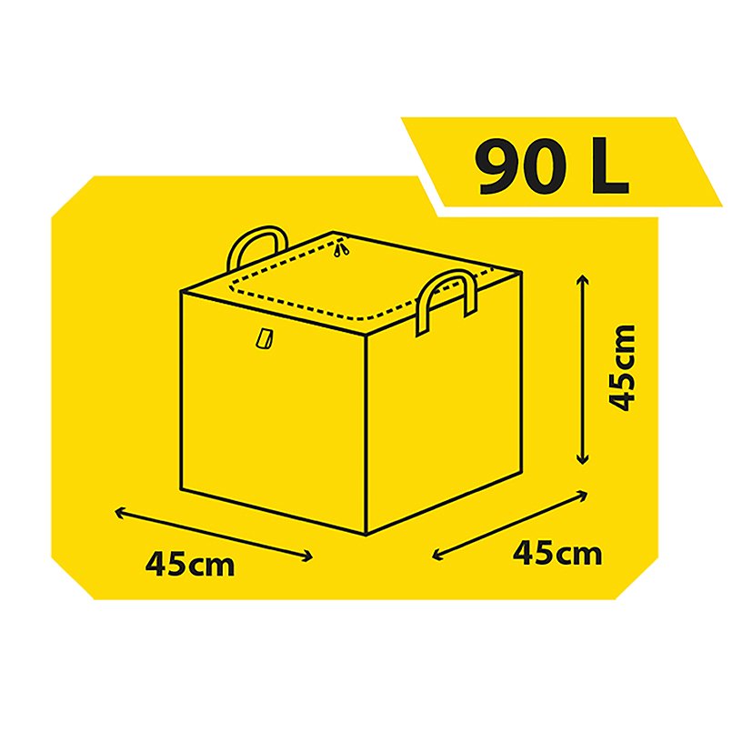 FUNDA Multiusos Profesional Taurus 90 L 45X45X45 Cm caja ordenación - Imagen 2