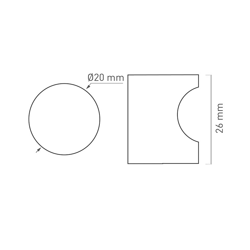 Tirador ZAMAK 96/128 MM NEGRO MATE Nesu pomo - Imagen 2