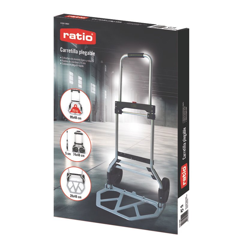 Carretilla Transporte 75 KG RATIO soport rodant - Imagen 3