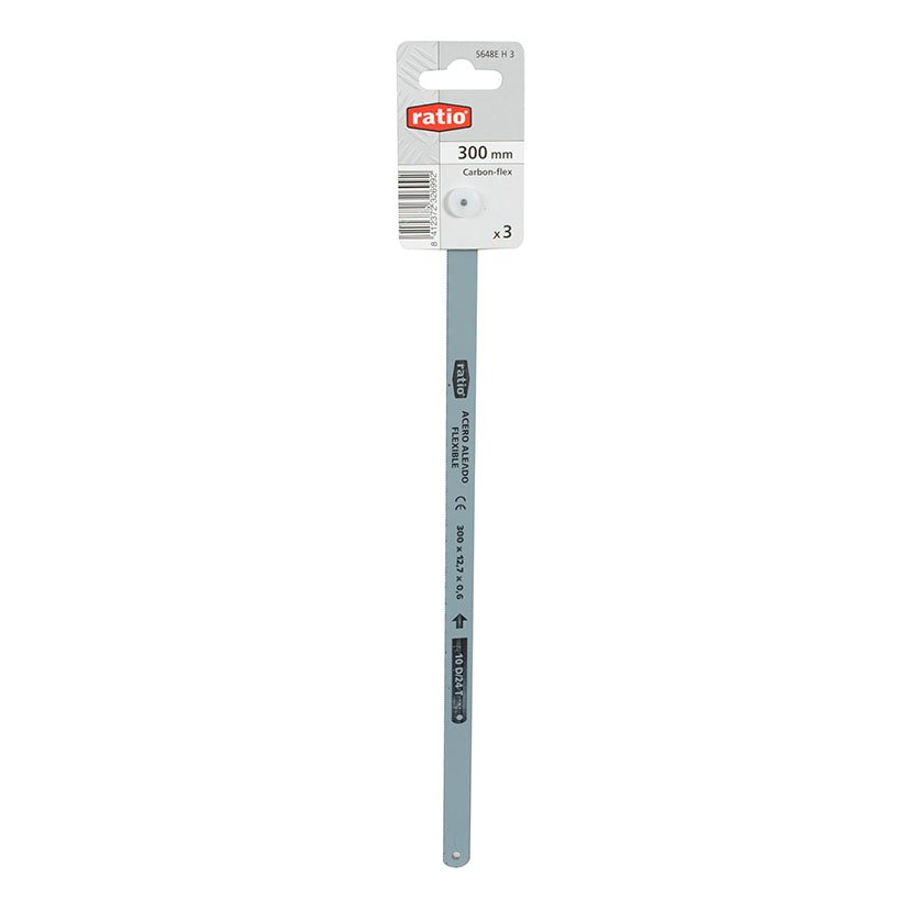 Sierra Carbon-flex 12"-3 PZAS RATIO 300X12 7X0 herramienta corte - Imagen 2