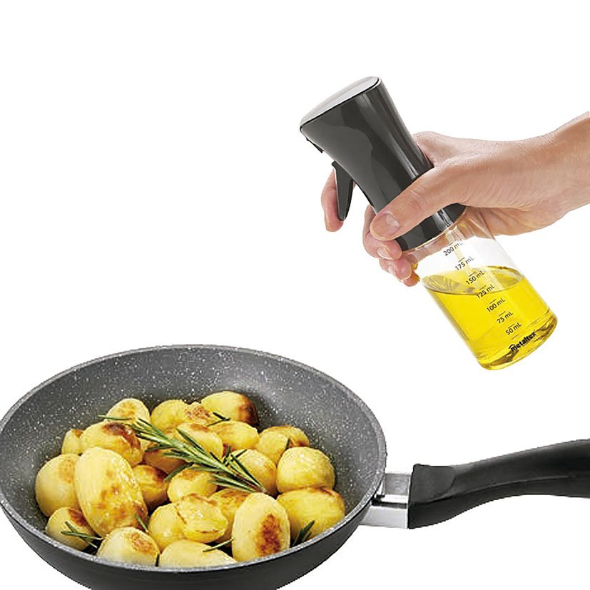 SPRAY Pulverizador Aceite 200 ML Metaltex 200 ML 5X20 Cm aceitera vinagrera - Imagen 3