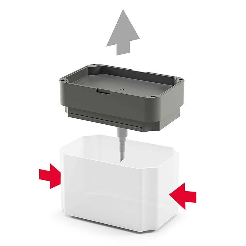 Dispensador JABON Sponge TEX Metaltex 17X12X22 Cm 750 Ml limpieza - Imagen 8