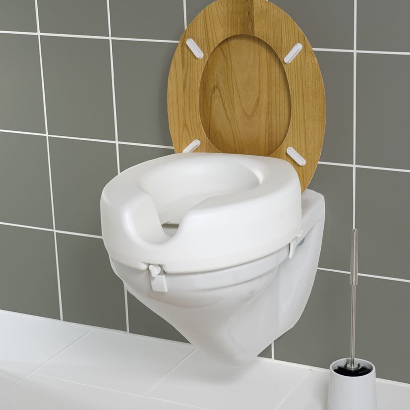 SERIE Secura Alzador WC Plastico UNIV Wenko 5X44X17 Cm - Imagen 5