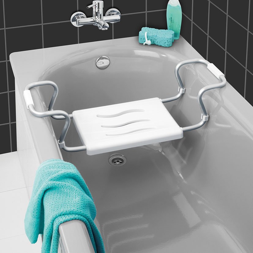 SERIE Secura Asiento Bañera WENKO 65X26X18 Cm baño ducha - Imagen 2