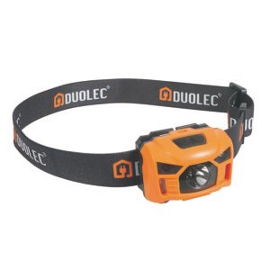 Linterna LED Frontal Duolec Bricolight R009 Potencia Máx 3 W. 110 Lm. Alcance 80 M.expositor Display 6 Unidades