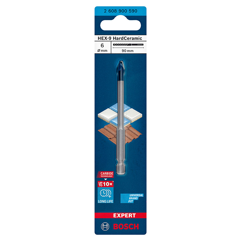BROCA HEX-9 Hardceramic 6X90 BOSCH 6X90 Mm - Imagen 2