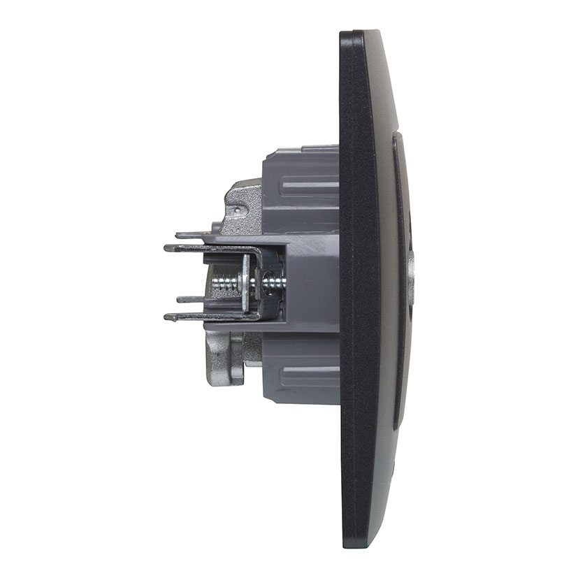 NILOE TOMA Tv-r/sat TER BLACK Monobloc Legrand Negro mecanismo empotrar - Imagen 2
