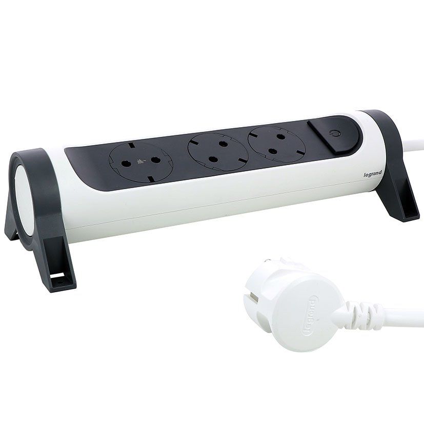 Bmúl PRE 3X2P+T Rotativa 1,5M BL/NG Legrand Blanco bas múltipl - Imagen 4