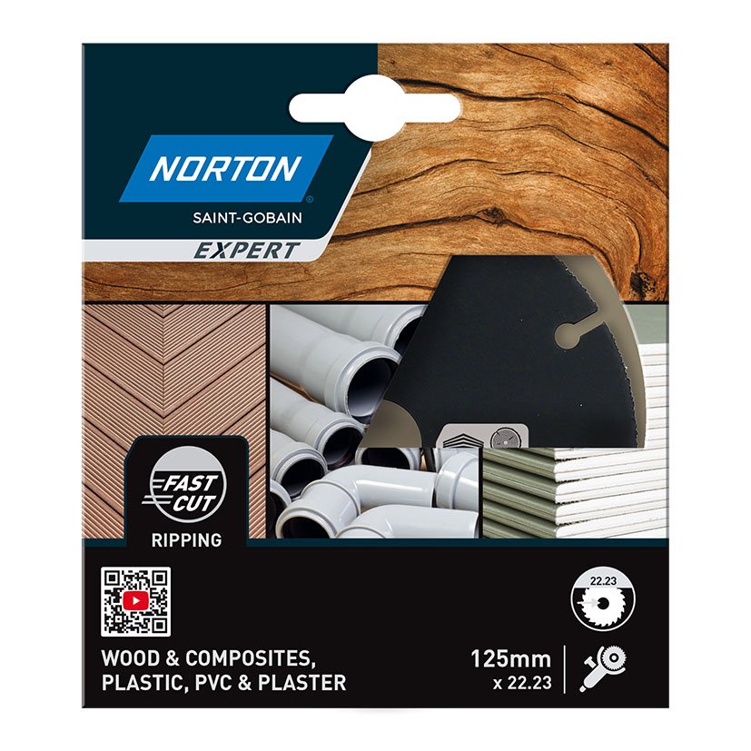 DISCO Diamante Multimateriales 125 MM Norton 125X22 - Imagen 2