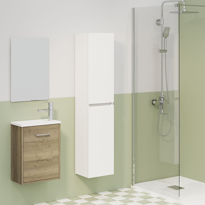 Columna Suspendida Artysan SLIM Blanca Alday 30X25X140 Cm - Imagen 3