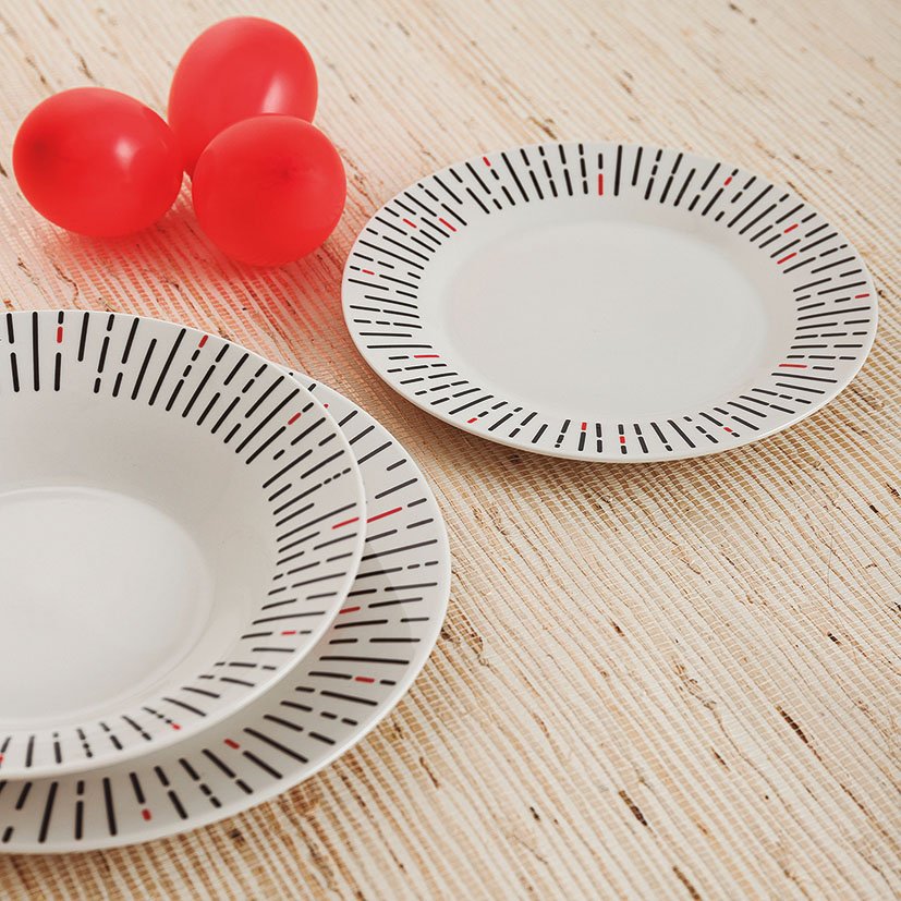 Vajilla 18 PZAS Festival QD Quid 23 Cm 20 Cm plato - Imagen 3