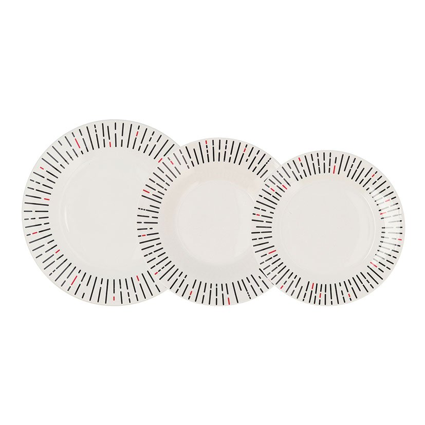 Vajilla 18 PZAS Festival QD Quid 23 Cm 20 Cm plato - Imagen 4