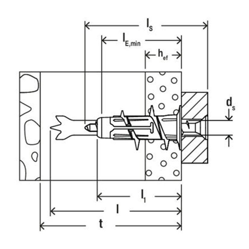 TACO Auto-roscante Duoblade WH 40 UNDS Fischer 2X40 Mm anclaje - Imagen 2