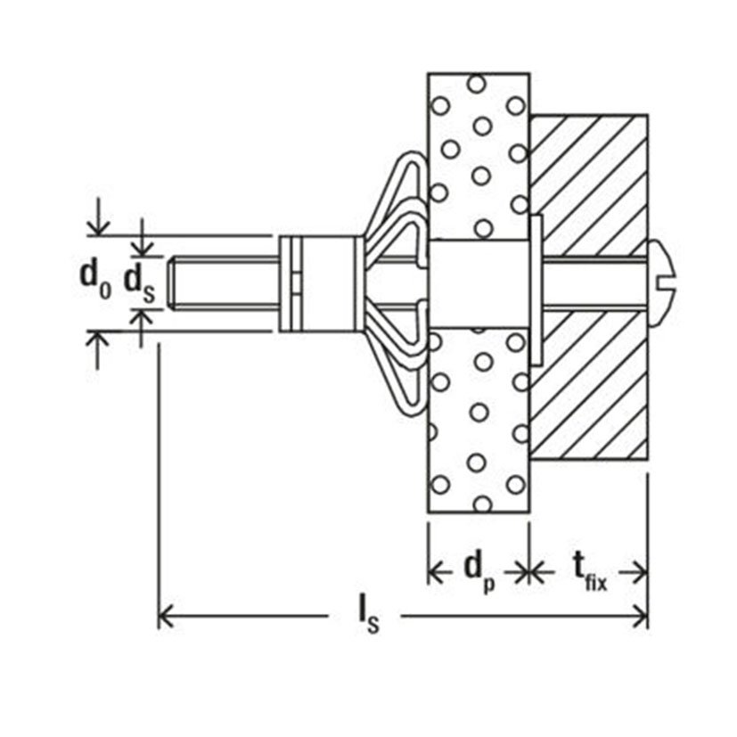 TACO Metalico HM-NT 5X52 MM 2 UNDS Fischer anclaje - Imagen 3