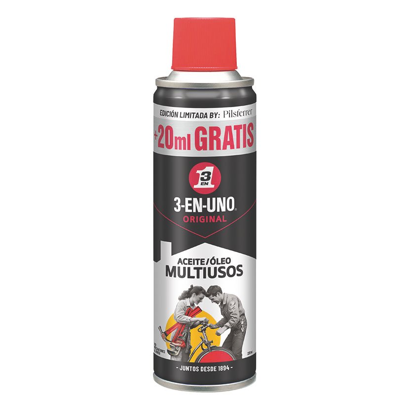 Lubricante Multiuso 3-en-uno Spray. 200 20 Ml. Gratis 3ENUNO