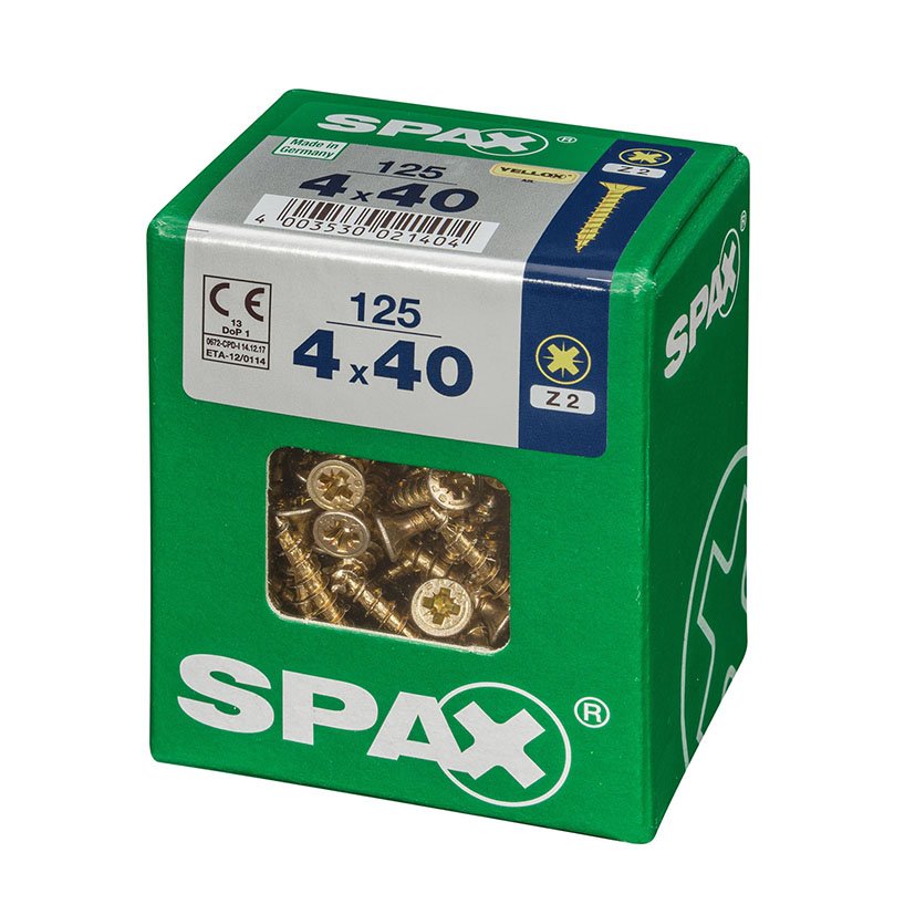 SPAX CP Yellox Z2 TR 4,0X40 Ref. 2106JY4040 L tornillería - Imagen 2