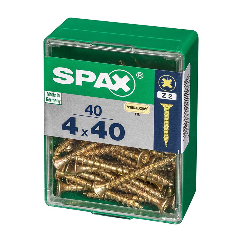 SPAX CP Yellox Z2 TR 4,0X40 40U tornillería - Imagen 2
