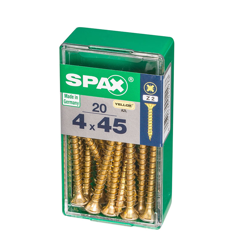 SPAX CP Yellox Z2 TR 4,0X45 20U tornillería - Imagen 2