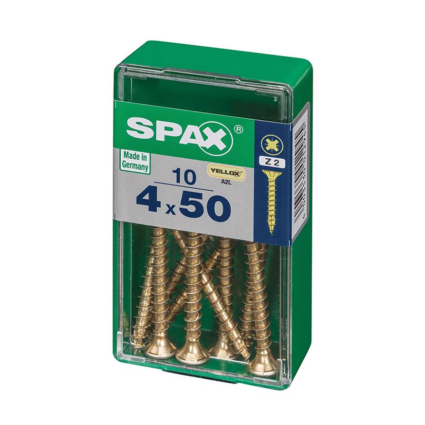 SPAX CP Yellox Z2 TR 4,0X50 10U tornillería - Imagen 2