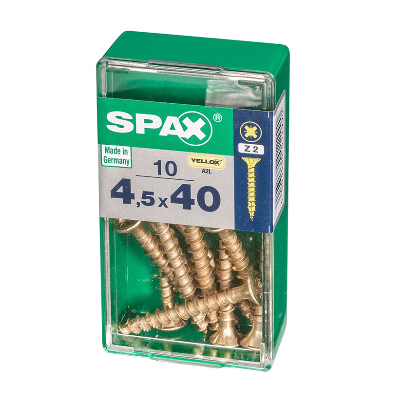 SPAX CP Yellox Z2 TR 4,5X40 20U tornillería - Imagen 2