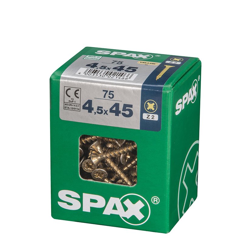 SPAX CP Yellox Z2 TR 4,5X45 75U tornillería - Imagen 2