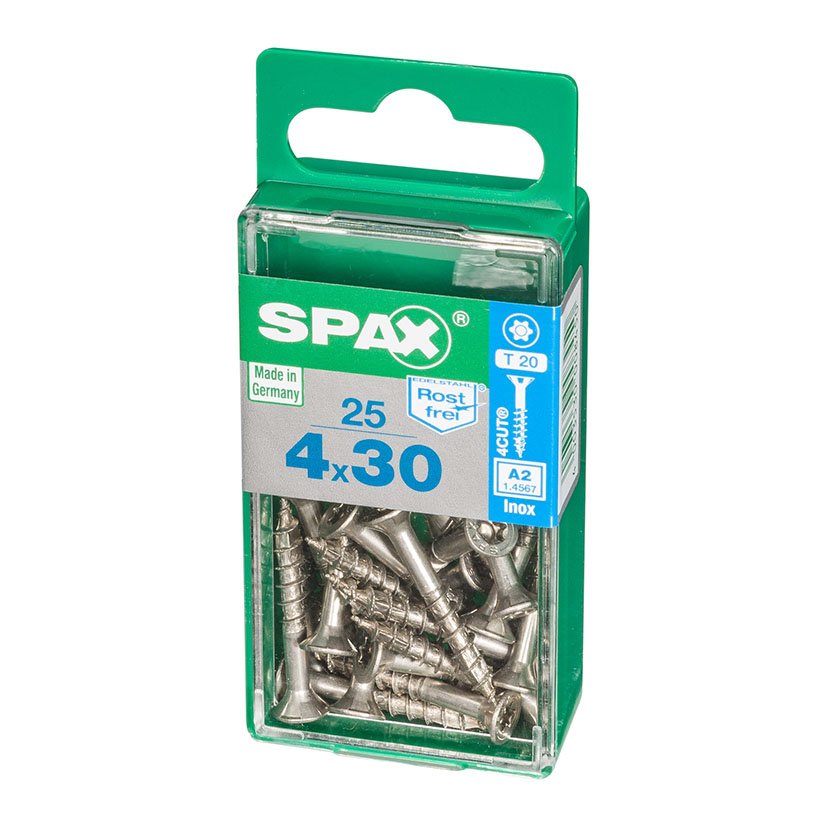 SPAX CP INOX T20 PR 4,0X35 4X35 Mm tornillería - Imagen 2