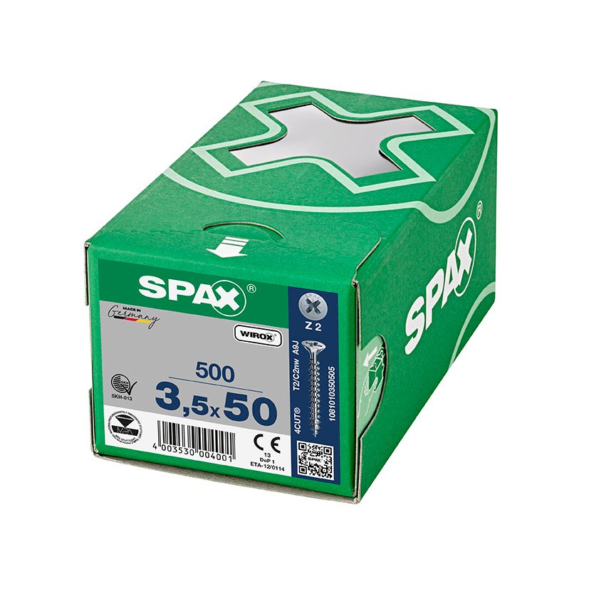 SPAX CP WIROX Z2 TR 3,5X50 tornillería - Imagen 2