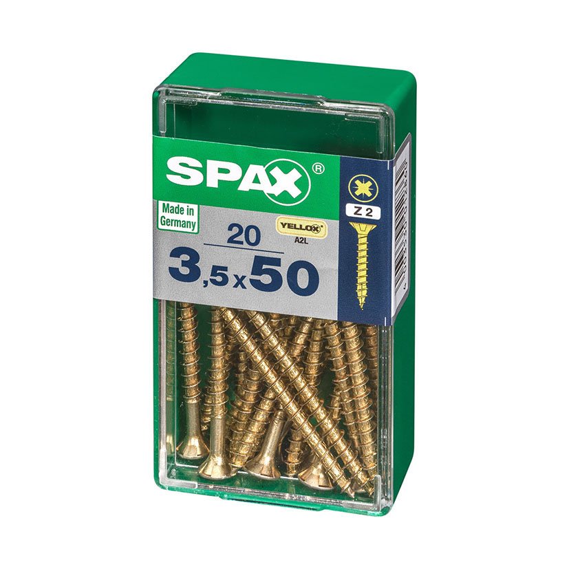 SPAX CP Yellox Z2 PR 5,0X70 10U tornillería - Imagen 2