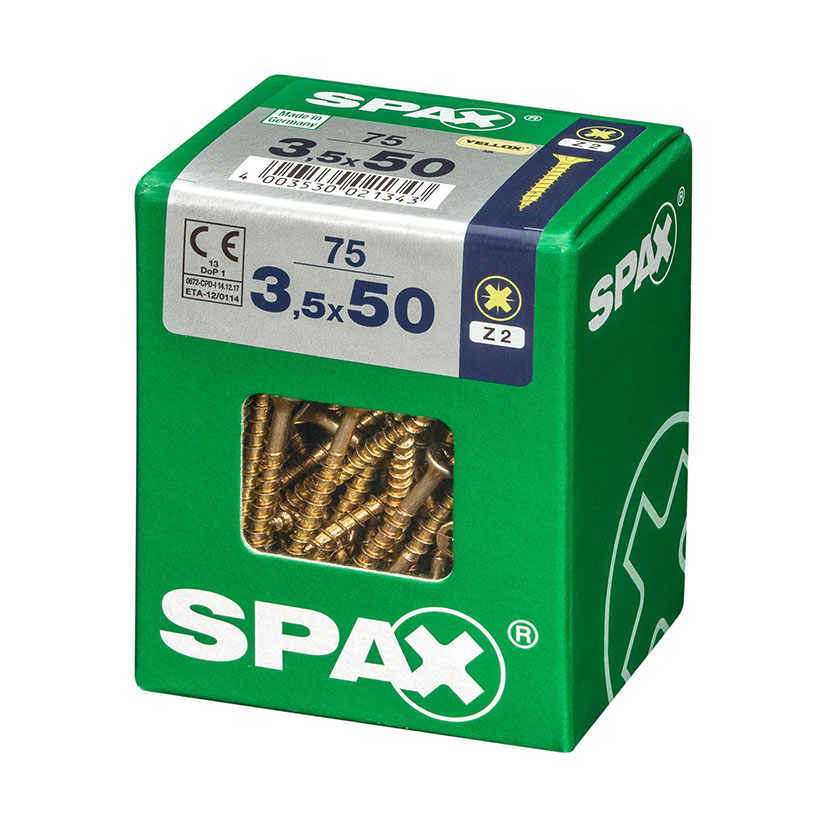 SPAX CP Yellox Z2 PR 4,0X60 200U tornillería - Imagen 2
