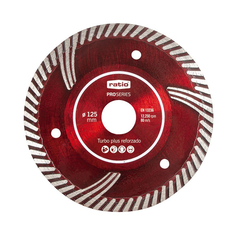 Rozadora DISCO Diamant Ø125 MM R-RZ1500 RATIO Proseries 500 W 5 Kg amoladora - Imagen 7