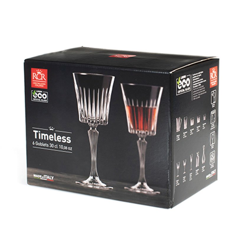 COPAS Vidrio AGUA Timeless PACK 6 Unid cristalería mesa - Imagen 2