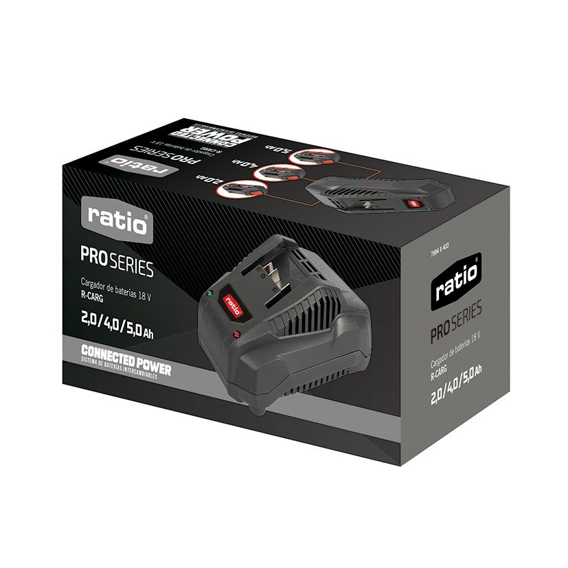 Cargador 4/6 AMP RCARG RATIO Proseries 18 V 0 Ah batería recambio - Imagen 2