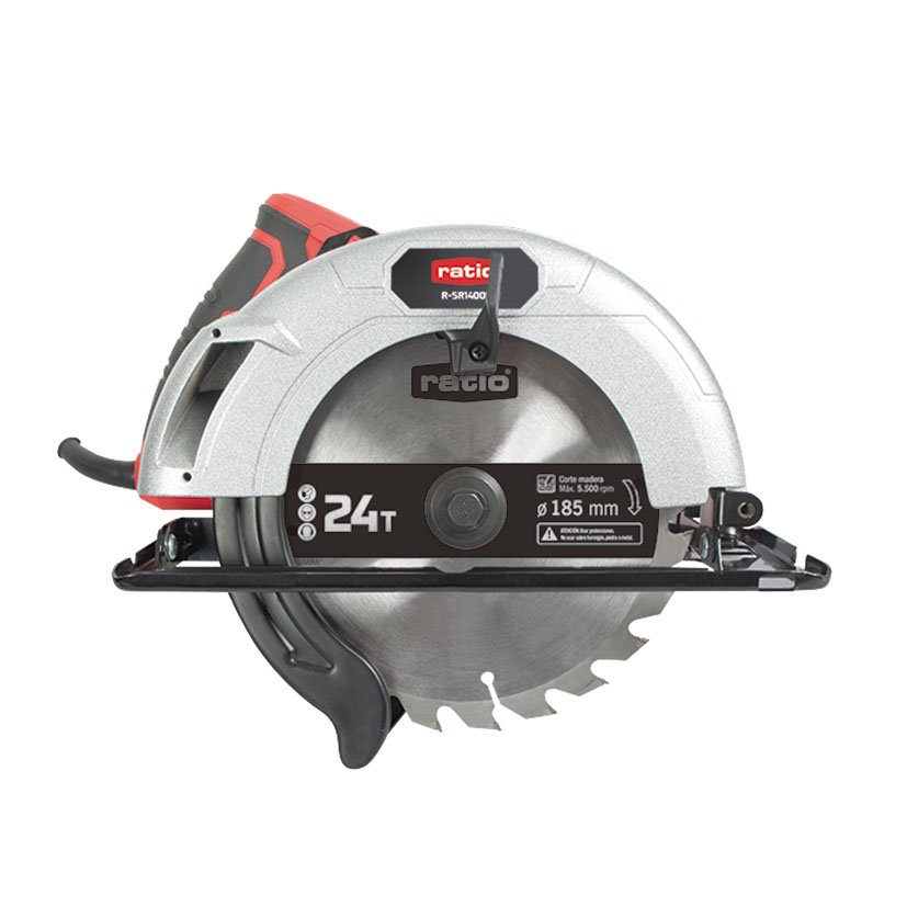 Sierra Circular 1400 W RATIO R-SR1400S 1400 W 185X20 Mm portátil - Imagen 2