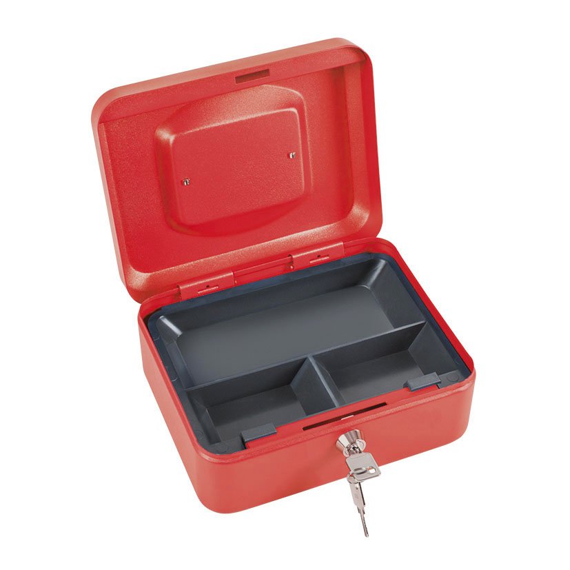 CAJA Caudal C/BAN ROJO 20X16XH9 Cm EHL 20X16X9 Cm cajita hucha - Imagen 4