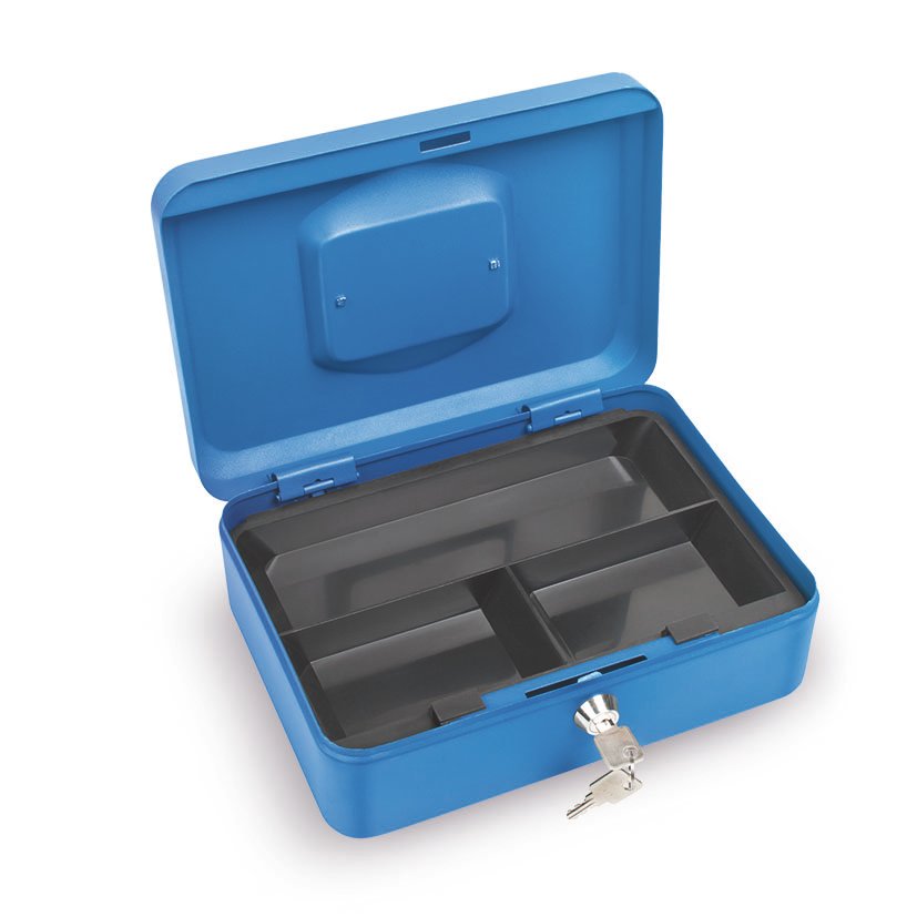 CAJA Caudal C/BAN AZUL 25X18XH9 Cm EHL 25X18X9 Cm cajita hucha - Imagen 3