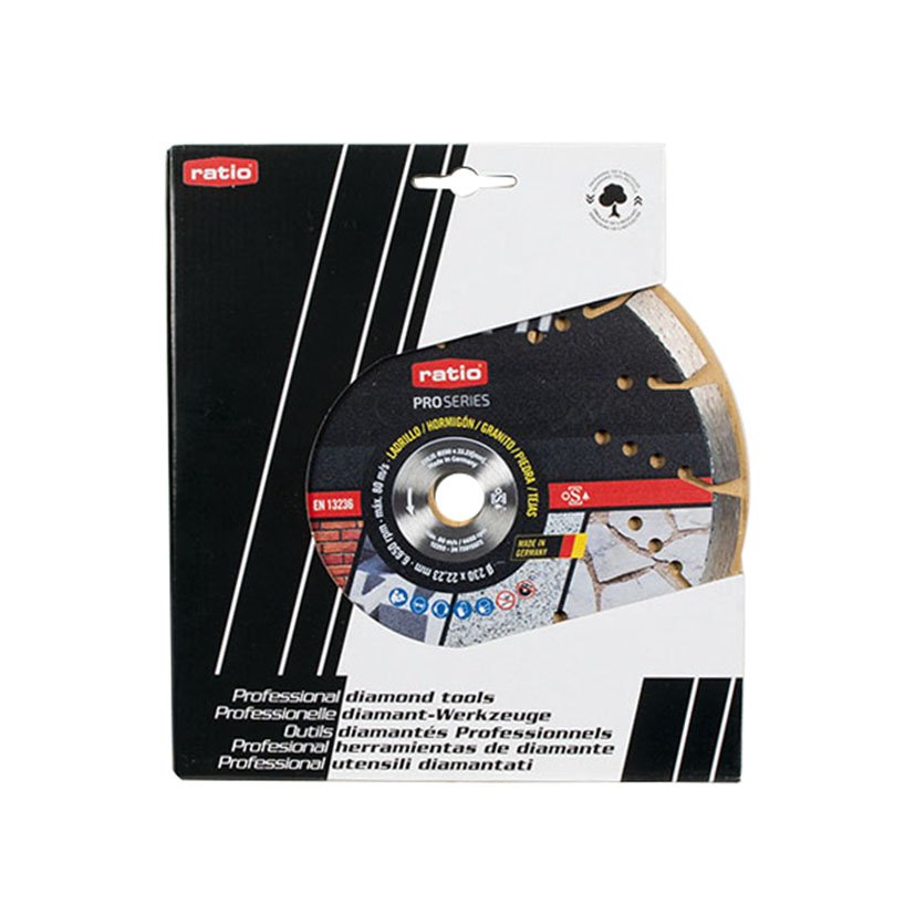 DISCO SEGM LASER RGST11 Ø230 MM RATIO PRO RATIO Proseries 230X2 6 Mm - Imagen 2