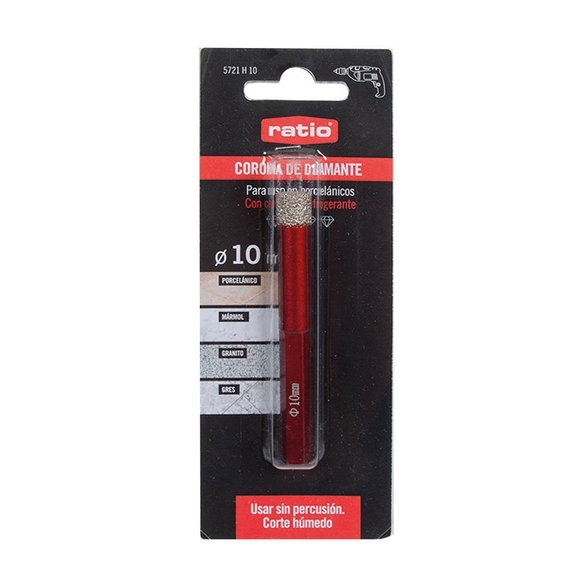 Corona Porcelan para Taladro RATIO ECP 10 MM - Imagen 2