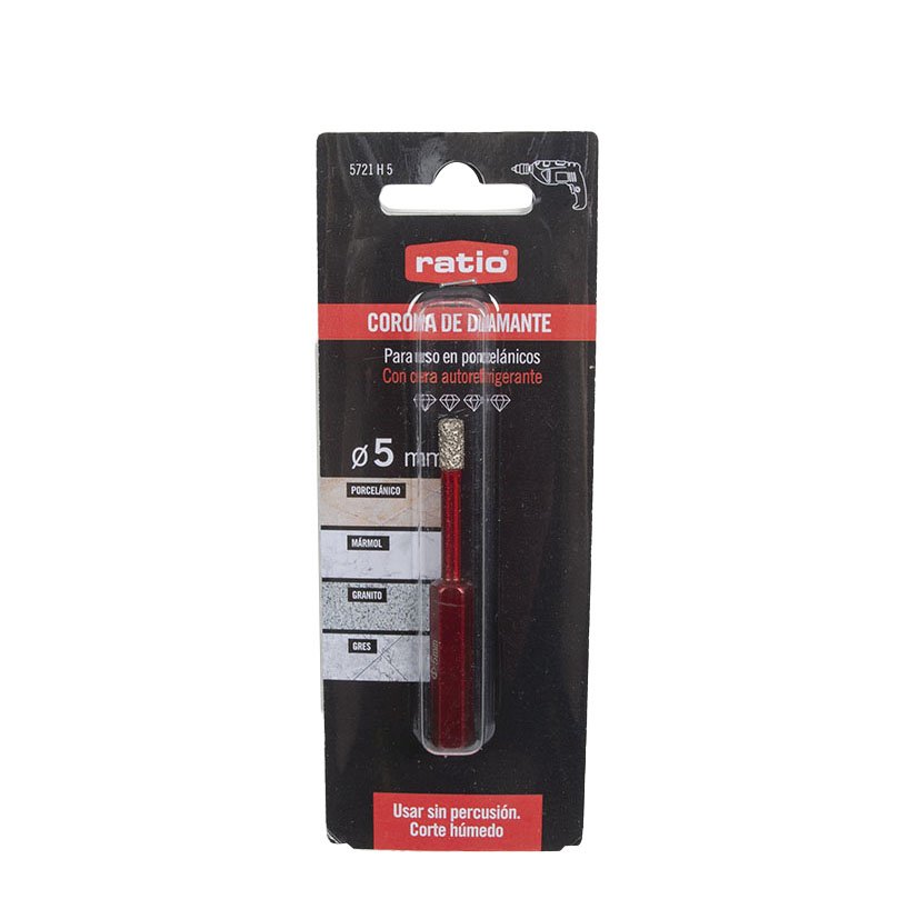 Corona Porcelan para Taladro RATIO ECP 5 MM - Imagen 2