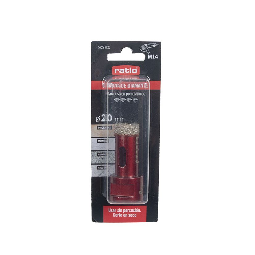 Corona Porcel para Amolad RATIO WC14 20 MM - Imagen 2