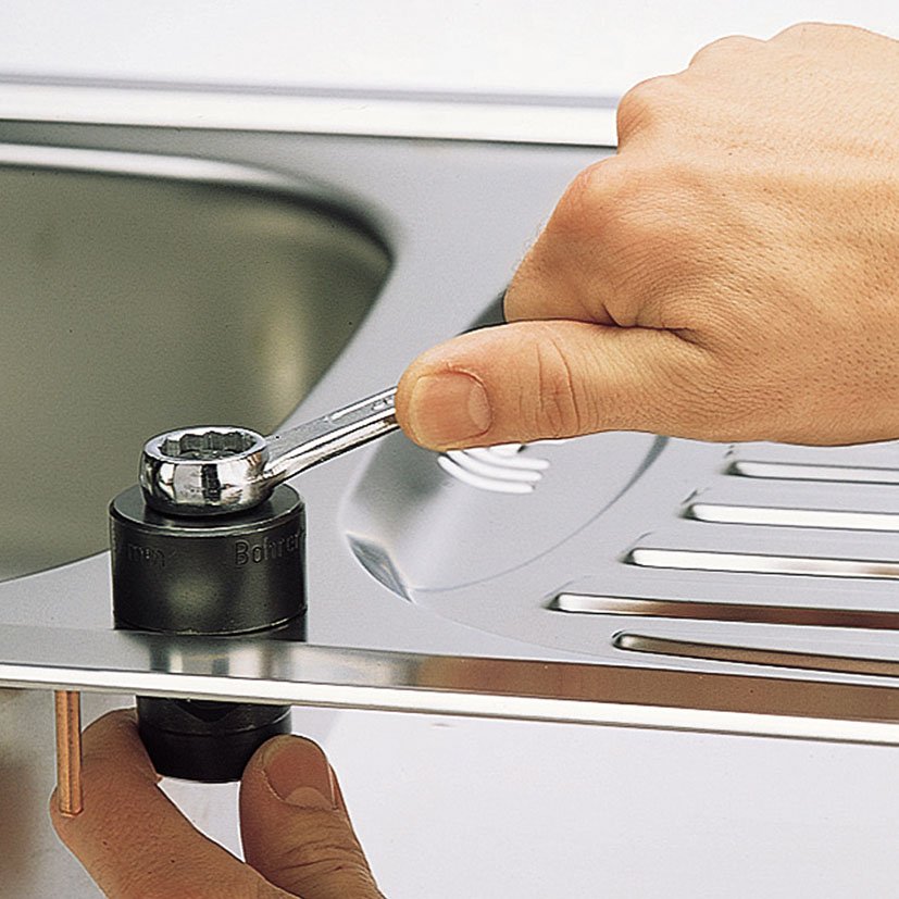 Perforador Ø 32 MM Wolfcraft 32 MM Inox sierra corona - Imagen 2