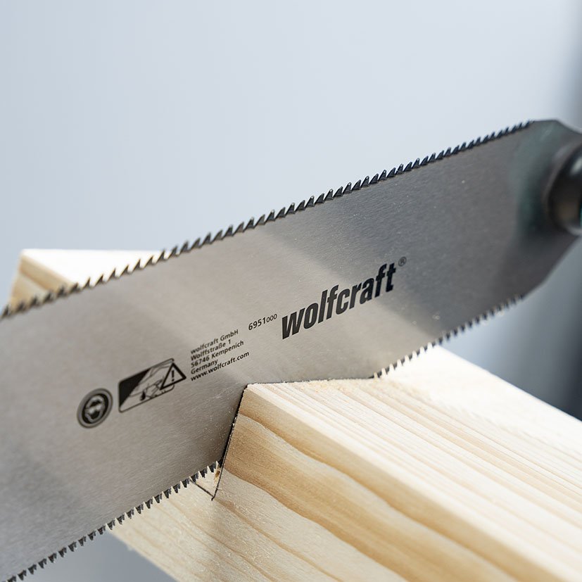Sierra Japonesa 240 MM(17 TPI+8 Tpi) Wolfcraft 240 MM herramienta corte - Imagen 2